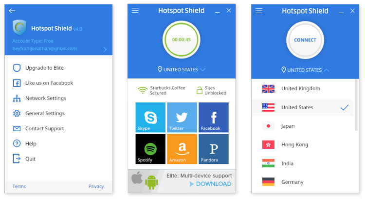 Hotspot Shield VPN for android